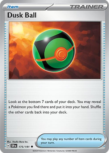 Image for Dusk Ball (175/191) (SV08: Surging Sparks) (SSP) - Pokemon