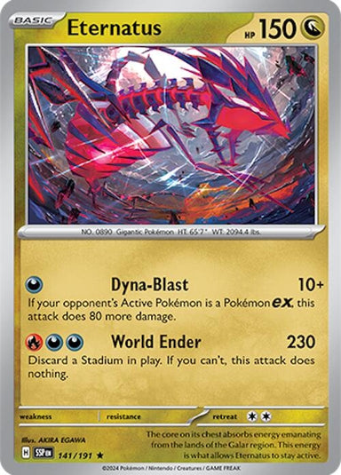 Image for Eternatus (141/191) (SV08: Surging Sparks) (SSP) - Pokemon