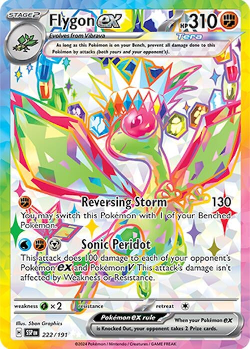 Image for Flygon ex (222/191) (SSP) - Pokemon