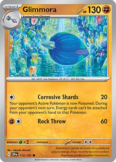 Image for Glimmora (115/191) (SV08: Surging Sparks) (SSP) - Pokemon