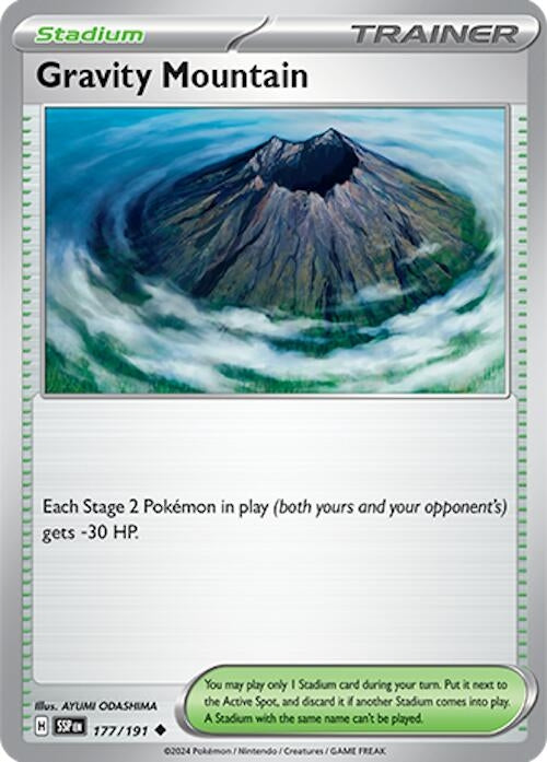 Image for Gravity Mountain (177/191) (SV08: Surging Sparks) (SSP) - Pokemon