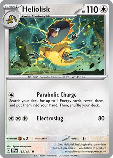 Image for Heliolisk (155/191) (SV08: Surging Sparks) (SSP) - Pokemon