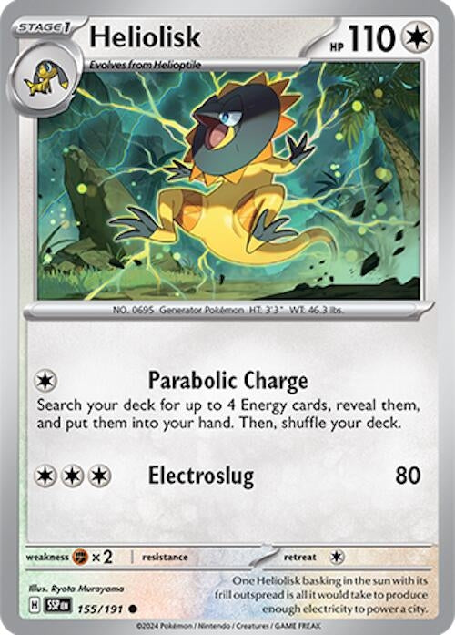Image for Heliolisk (155/191) (SV08: Surging Sparks) (SSP) - Pokemon
