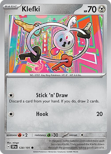 Image for Klefki (128/191) (SV08: Surging Sparks) (SSP) - Pokemon