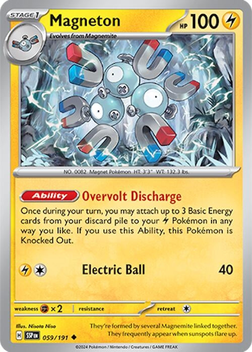 Image for Magneton (059/191) (SV08: Surging Sparks) (SSP) - Pokemon