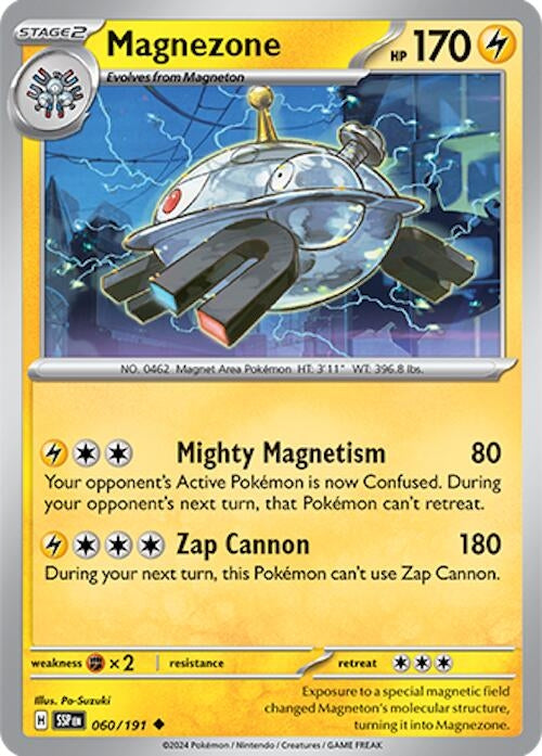 Image for Magnezone (060/191) (SV08: Surging Sparks) (SSP) - Pokemon