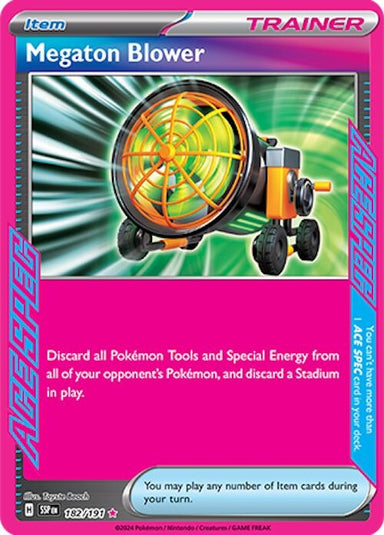 Image for Megaton Blower (182/191) (SV08: Surging Sparks) (SSP) - Pokemon