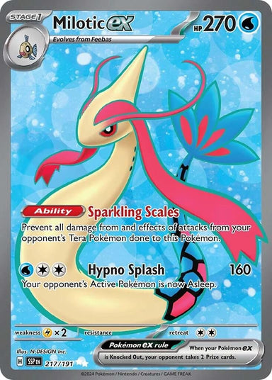 Image for Milotic ex (217/191) (SSP) - Pokemon