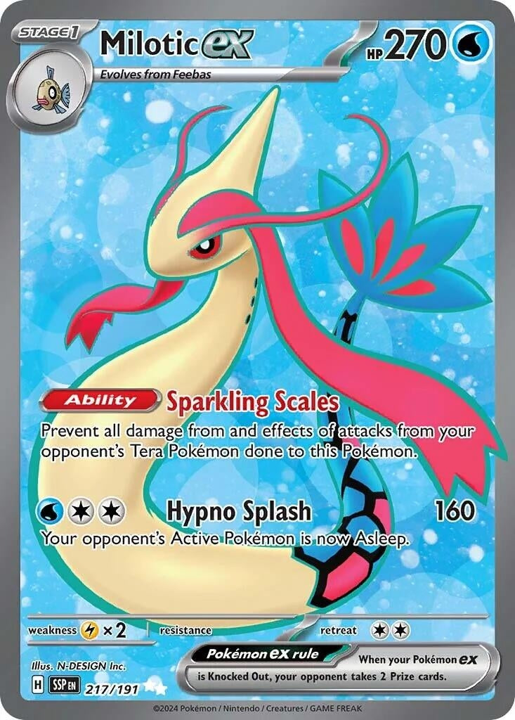 Image for Milotic ex (217/191) (SSP) - Pokemon