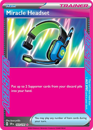 Image for Miracle Headset (183/191) (SSP) - Pokemon