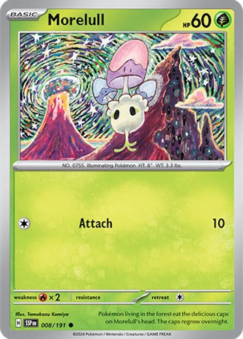 Image for Morelull (008/191) (SV08: Surging Sparks) (SSP) - Pokemon