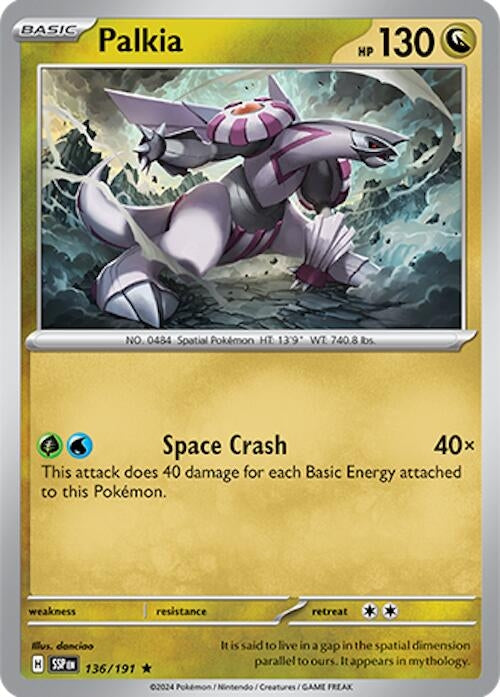 Image for Palkia (136/191) (SV08: Surging Sparks) (SSP) - Pokemon