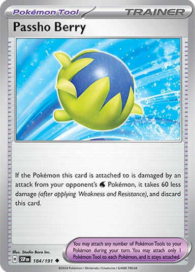 Image for Passho Berry (184/191) (SV08: Surging Sparks) (SSP) - Pokemon