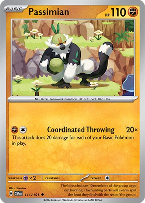 Image for Passimian (111/191) (SV08: Surging Sparks) (SSP) - Pokemon