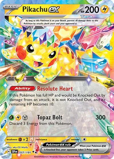 Pikachu ex - 057/191