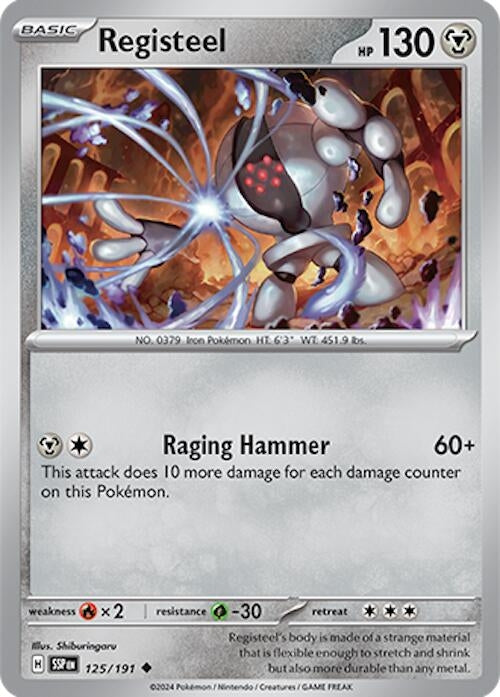 Image for Registeel (125/191) (SV08: Surging Sparks) (SSP) - Pokemon