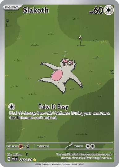 Image for Slakoth (212/191) (SSP) - Pokemon