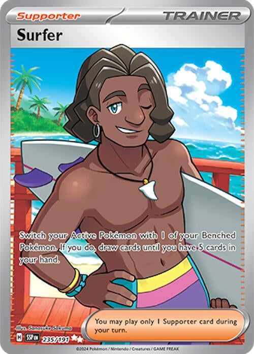 Image for Surfer (235/191) (SSP) - Pokemon