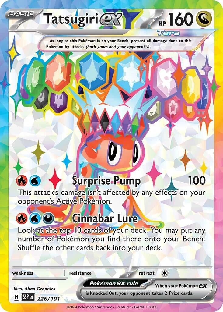 Image for Tatsugiri ex (226/191) (SV08: Surging Sparks) (SSP) - Pokemon