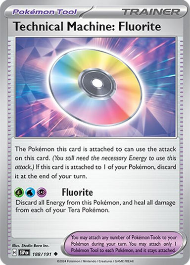 Image for Technical Machine: Fluorite (188/191) (SV08: Surging Sparks) (SSP) - Pokemon