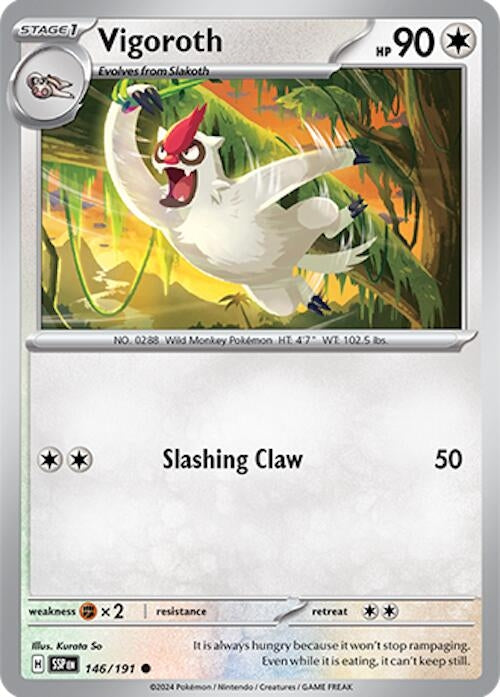 Image for Vigoroth (146/191) (SV08: Surging Sparks) (SSP) - Pokemon