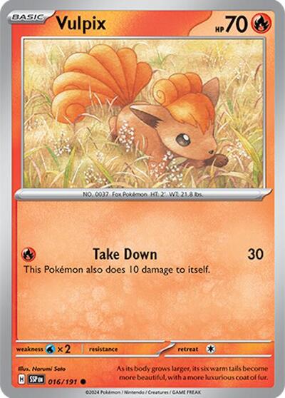 Vulpix  016/191