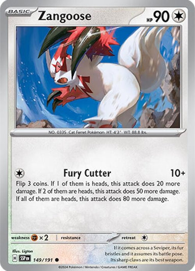 Image for Zangoose (149/191) (SV08: Surging Sparks) (SSP) - Pokemon