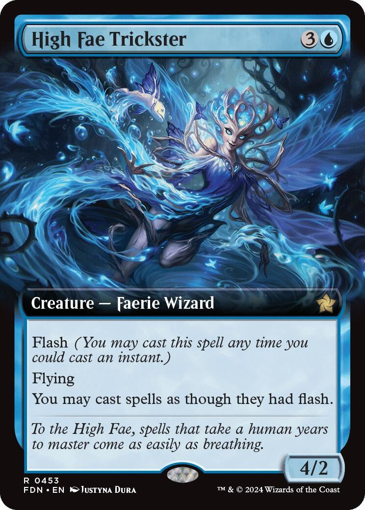 Image for High Fae Trickster (Extended Art) (453) (Foundations) - Magic: The Gathering