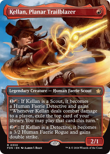 Image for Kellan, Planar Trailblazer (Borderless) (330) (Foundations) - Magic: The Gathering
