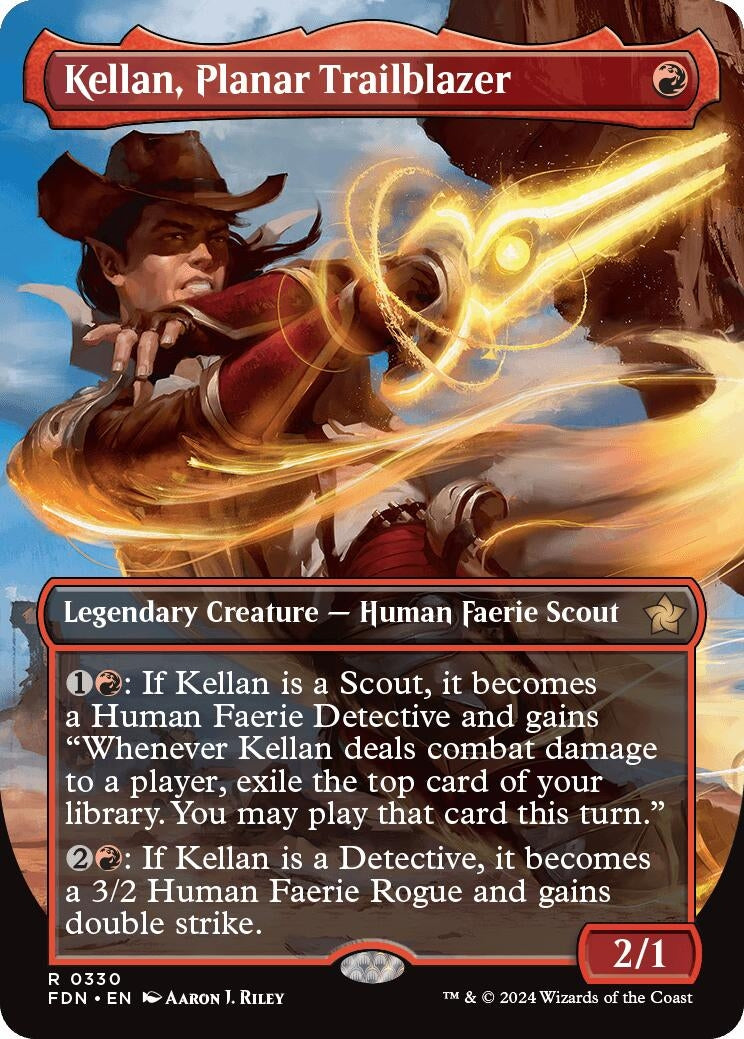 Image for Kellan, Planar Trailblazer (Borderless) (330) (Foundations) - Magic: The Gathering