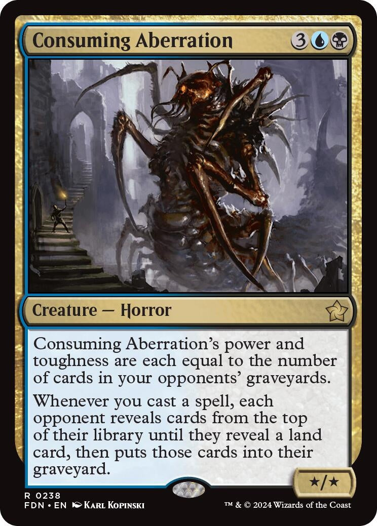 Image for Consuming Aberration (238) (Foundations) - Magic: The Gathering