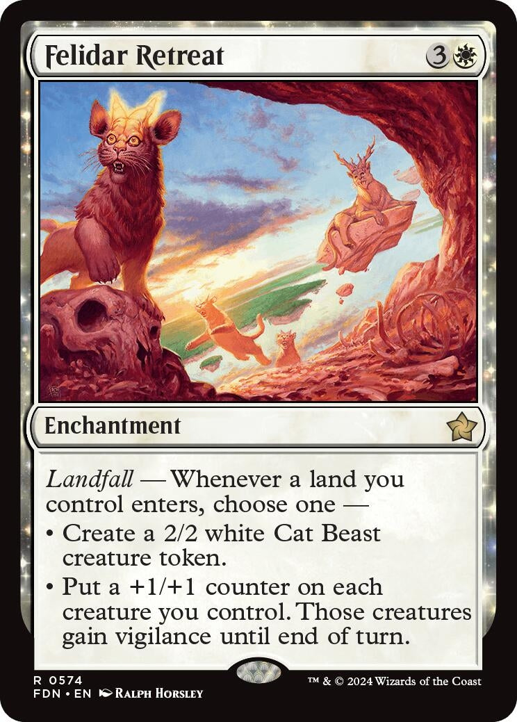 Image for Felidar Retreat (574) (Foundations) - Magic: The Gathering