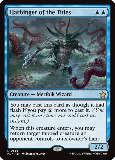 Image for Harbinger of the Tides (593) (Foundations) - Magic: The Gathering