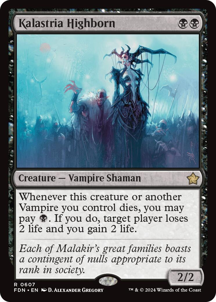 Image for Kalastria Highborn (607) (Foundations) - Magic: The Gathering