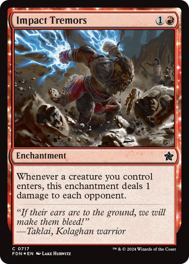 Image for Impact Tremors (717) (Foundations) - Magic: The Gathering