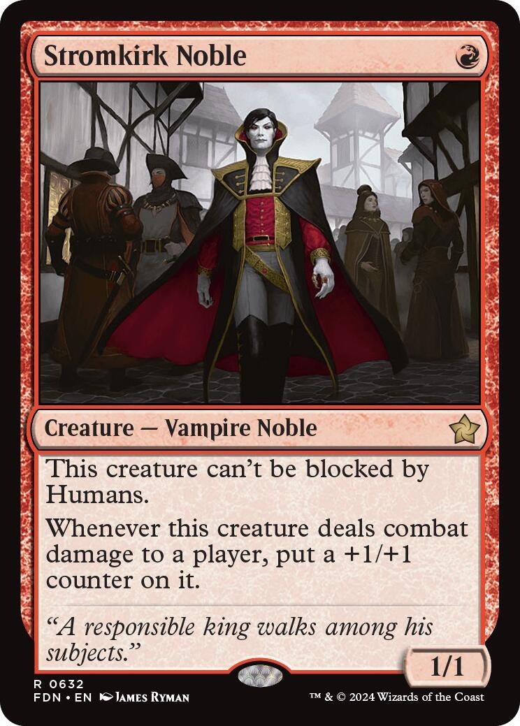 Image for Stromkirk Noble (632) (Foundations) - Magic: The Gathering