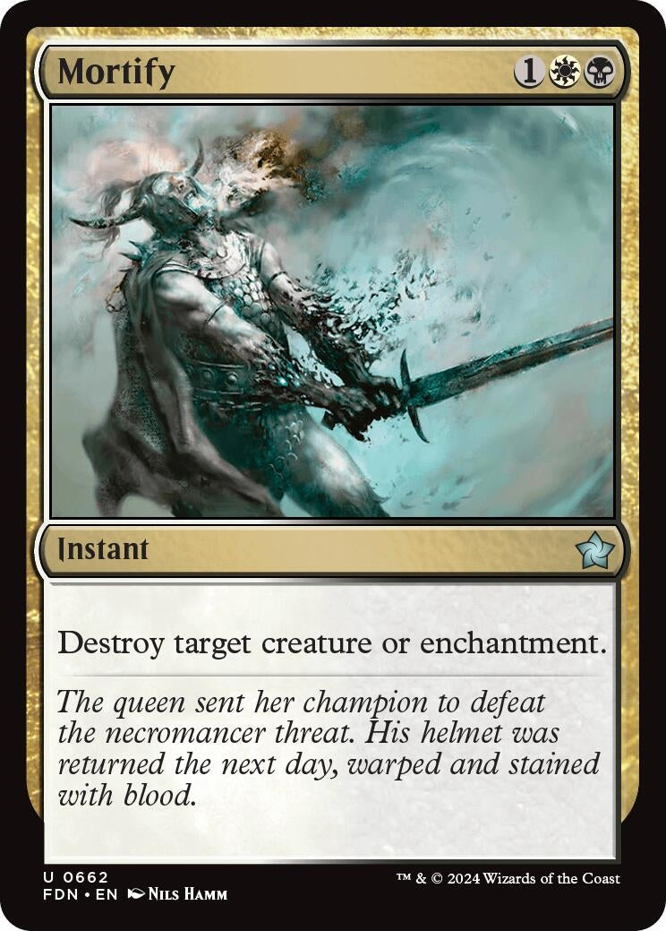 Image for Mortify (662) (Foundations) - Magic: The Gathering
