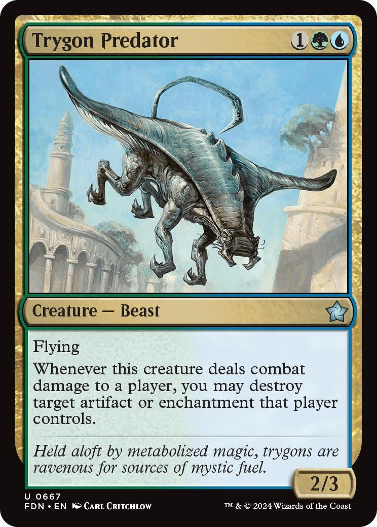 Image for Trygon Predator (667) (Foundations) - Magic: The Gathering