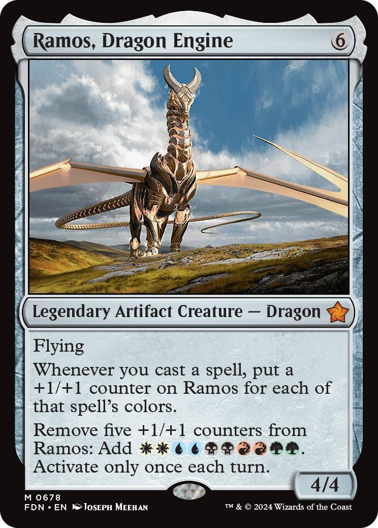 Image for Ramos, Dragon Engine (678) (Foundations) - Magic: The Gathering