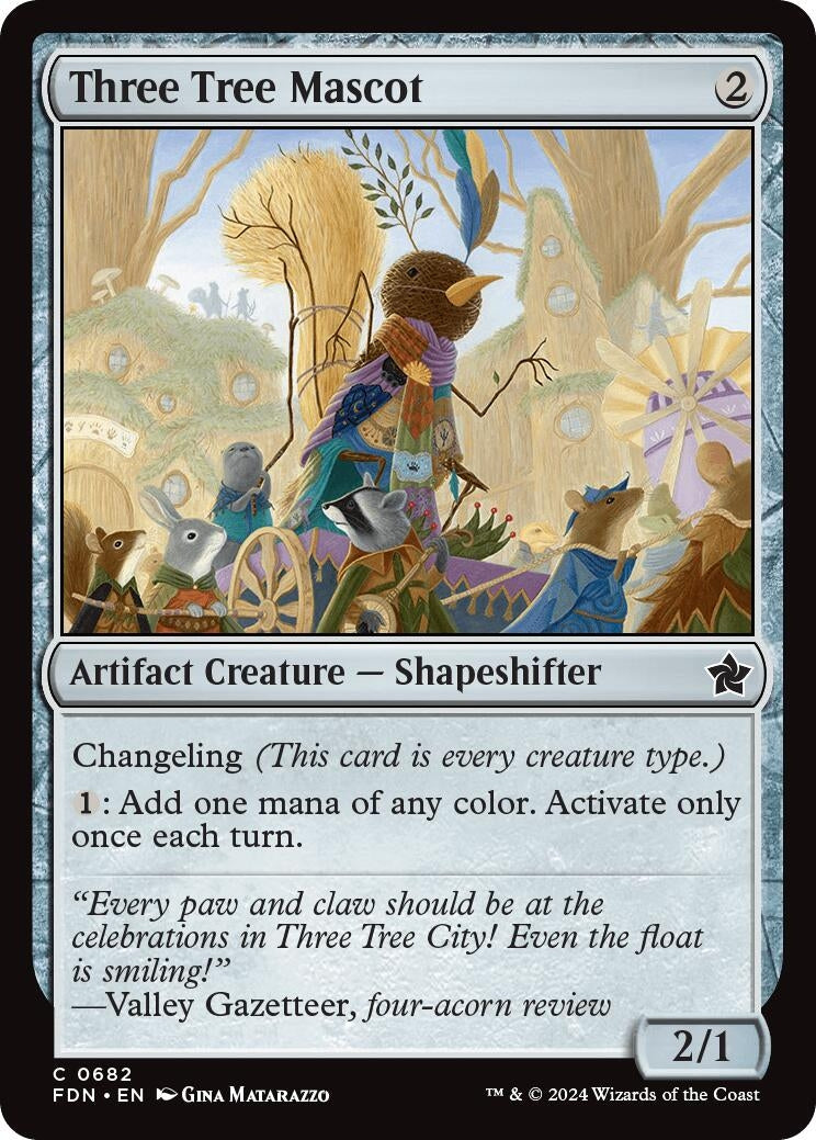 Image for Three Tree Mascot (682) (Foundations) - Magic: The Gathering