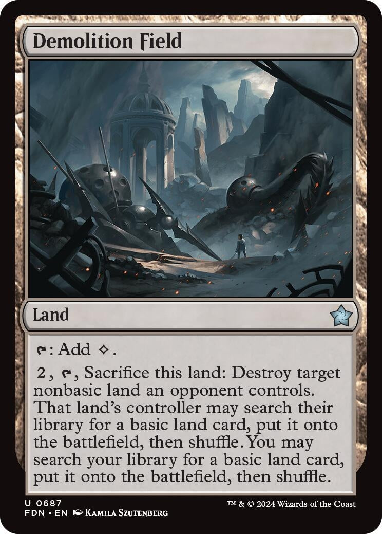 Image for Demolition Field (687) (Foundations) - Magic: The Gathering
