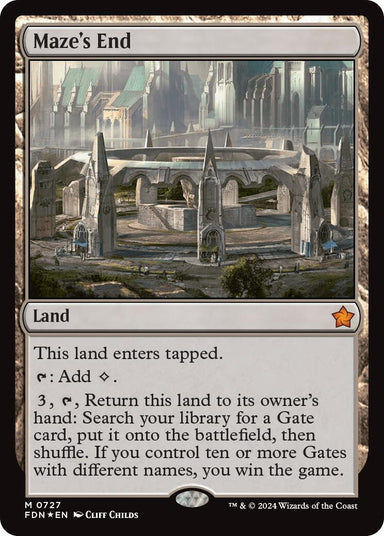 Image for Maze's End (727) (Foundations) - Magic: The Gathering