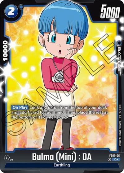 Bulma (Mini) : DA (Bonus Pack Alternate Art) FS07-06