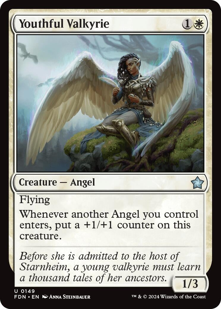 Image for Youthful Valkyrie (149) (Foundations) - Magic: The Gathering