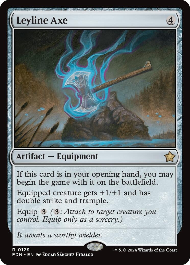 Image for Leyline Axe (129) (Foundations) - Magic: The Gathering