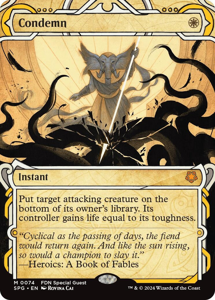 Image for Condemn (Showcase) (74) (Special Guests) - Magic: The Gathering
