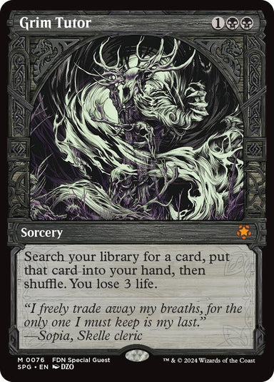 Image for Grim Tutor (Showcase) (76) (Special Guests) - Magic: The Gathering