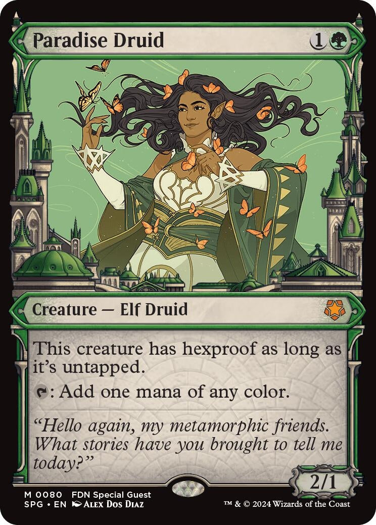Image for Paradise Druid (Showcase) (80) (Special Guests) - Magic: The Gathering