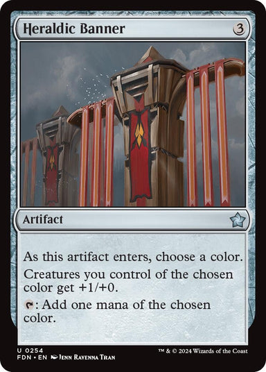 Image for Heraldic Banner (254) (Foundations) - Magic: The Gathering