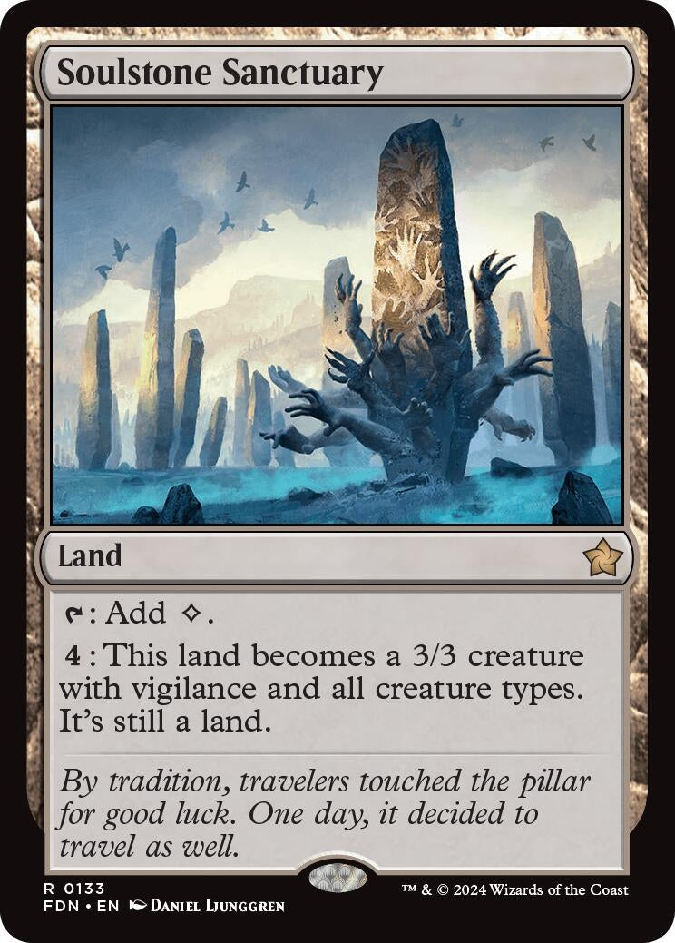 Image for Soulstone Sanctuary (133) (Foundations) - Magic: The Gathering